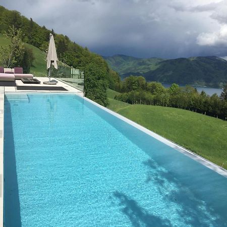 Attersee Luxury Design Villa With Dream Views, Large Pool And Sauna Nussdorf am Attersee Kültér fotó