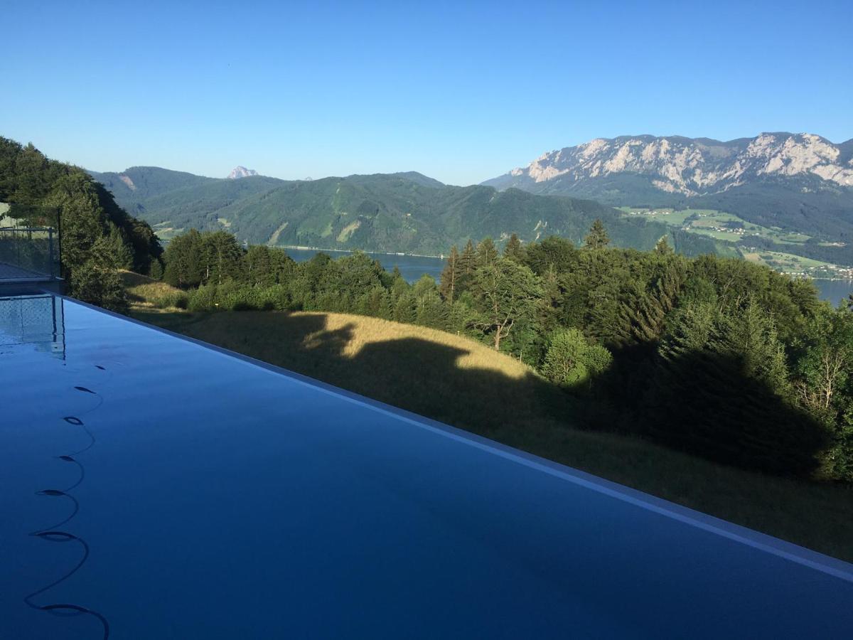 Attersee Luxury Design Villa With Dream Views, Large Pool And Sauna Nussdorf am Attersee Kültér fotó