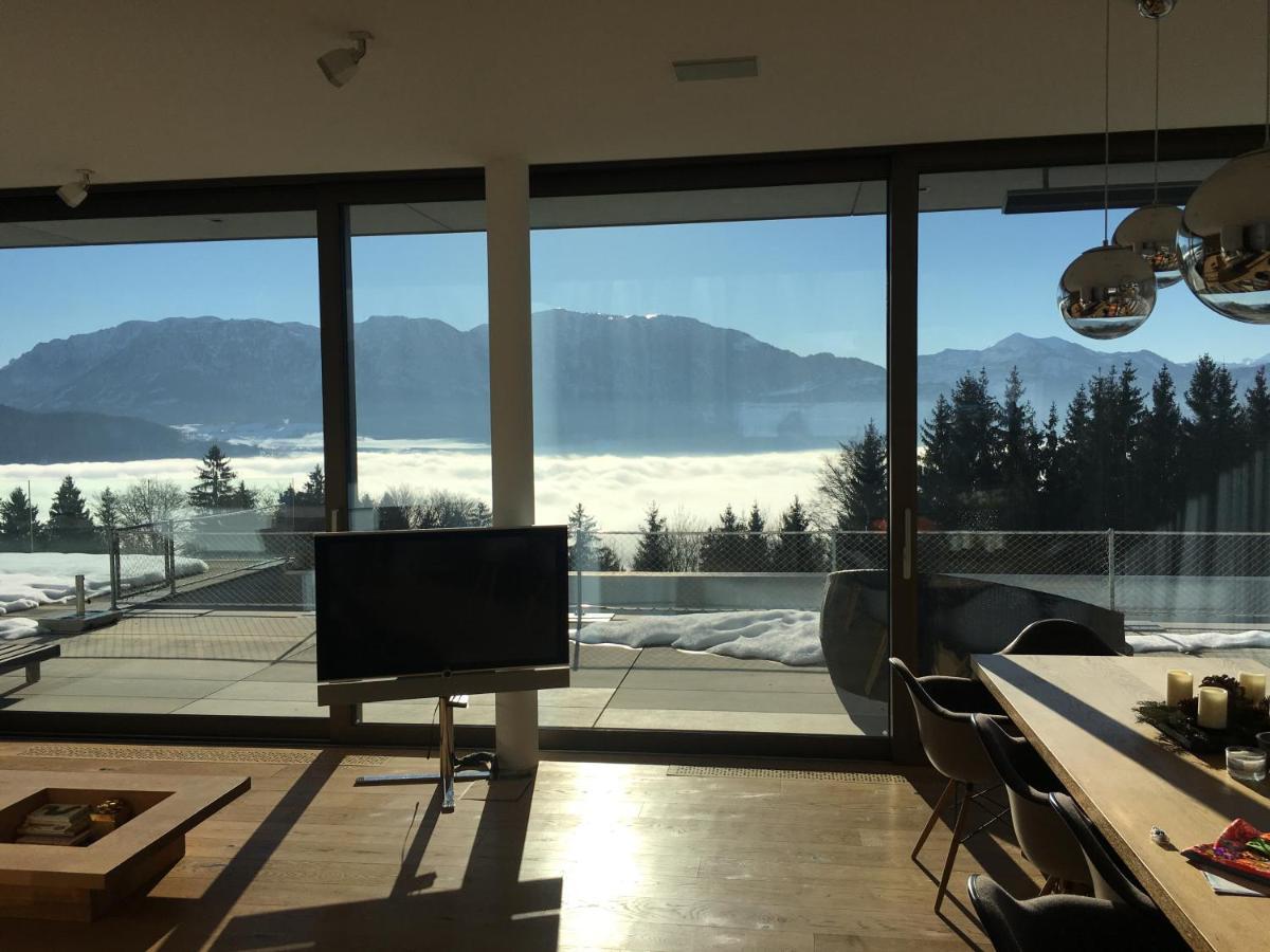 Attersee Luxury Design Villa With Dream Views, Large Pool And Sauna Nussdorf am Attersee Kültér fotó